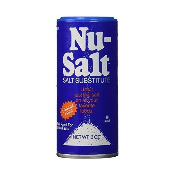 Nu-Salt Substitute Shaker, 3 Ounce (Pack of 36)