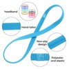 YUXIANLB Pack of 12 Sports Headbands, Non-Slip Elastic Sweatbands for