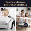 CasterMaster Non-Slip Furniture Pads - 5x5 in Black, 4 Pack