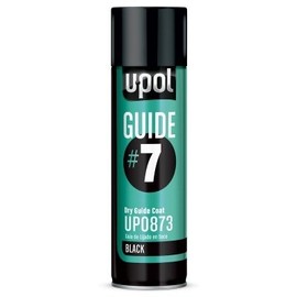 U-POL 0873 Guide#7 Dry Guide Coat, Black, 450 ml Aerosol