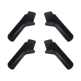 B&B Moulders 2 RV Rain Gutter Spout | Long Version | Left and Right | Black