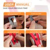 Savina Zipper Jig Tool, Hardwood & Stainless Steel Zipper Installing