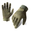 Protective Gloves Full Finger M Size Microfiber Leather Breathable Wind