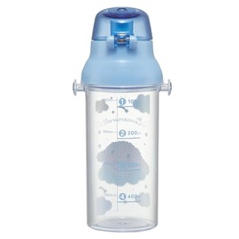 Skater Cinnamoroll One Touch Clear Graduation Bottle 480ml Strap Water Bottle / 스케이터 시나모롤 원터치 클리어 눈금 보틀 480ml 끈달린 물통