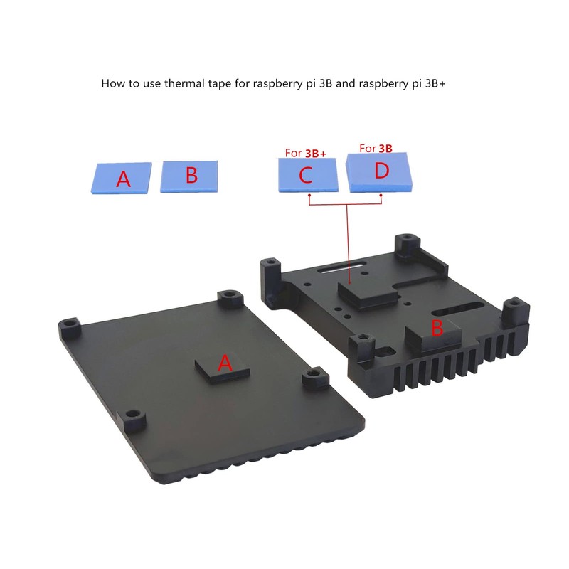 Raspberry Pi 3B Aluminum Aolly Case, Raspberry Pi 3 Model