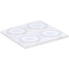 Magic Sliders Vinyl Self Adhesive Bumper Pads Clear Round 1/2