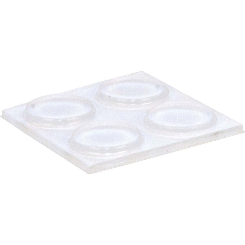 Magic Sliders Vinyl Self Adhesive Bumper Pads Clear Round 1/2