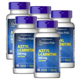 Puritans Pride Acetyl L-Carnitine 500mg capsules Puritans Pride Acetyl L-Carnitine, 5 units, 60 tablets / 퓨리탄스프라이드 아세틸 엘카르니틴 500mg 캡슐 Puritans Pride Acetyl L-Carnitine, 5개, 60정