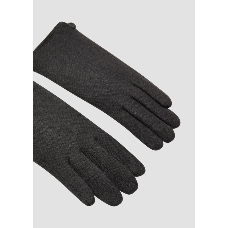 s.Oliver Wool Blend Gloves, darkgray