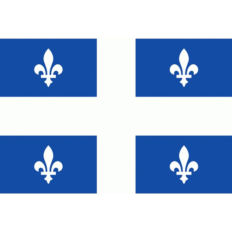 CafePress Quebec Flag Oval Car Bumper Sticker