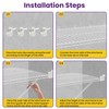 SATUY 20Pcs 12 Inch Wire Shelf Brackets Kit, Includes Shelf