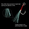 PATIKIL Fishing Assist Hooks Kit, 20 Pcs Glow Jigging Hook