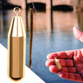 Fishing Lines Weights - Copper Drop Shot Weights Water Drop Sinkers - Portable Saltwater Fishing Sinkers Surf Fishing Gear for Saltwater Freshwater