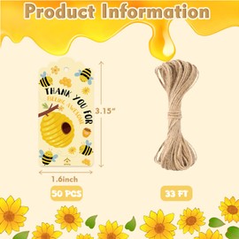 50 PCS Team Appreciation Gift Tags Thank You for Being Awesome with String for Coworker, Employee, Teacher Nurse Volunteer