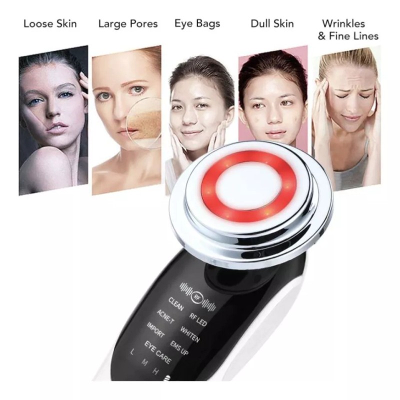 Makegina Maquina Belleza 6 En 1 Rf+ Ems+led+ultras Mas Skin