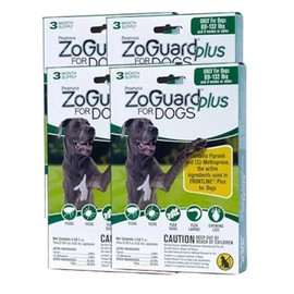 ZoGuard Plus for Dogs (89-132 lbs) 12 Month Supply, Pack of 4