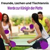 FourRoar Table Tennis Bat Purple with 7 Layers | Table