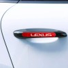 Unbranded Brand New 8PCS LEXUS Real Carbon Fiber Red Car