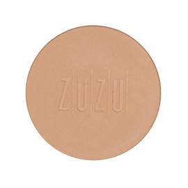 ZUZU LUXE Mineral Powder, Dual Powder Foundation, medium to full coverage, natural finish. Natural, Paraben Free, Vegan, Gluten-free, Cruelty-free, Non GMO, .32 oz. (Refill D-20)