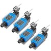 ANCLLO 4PCS Antrader ME-8107 Revolving Plastic NC-NO Momentary Roller Lever