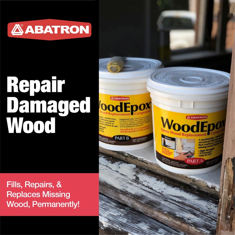 Abatron WoodEpox Kit - 2 Pint - 2-Part Structural Epoxy