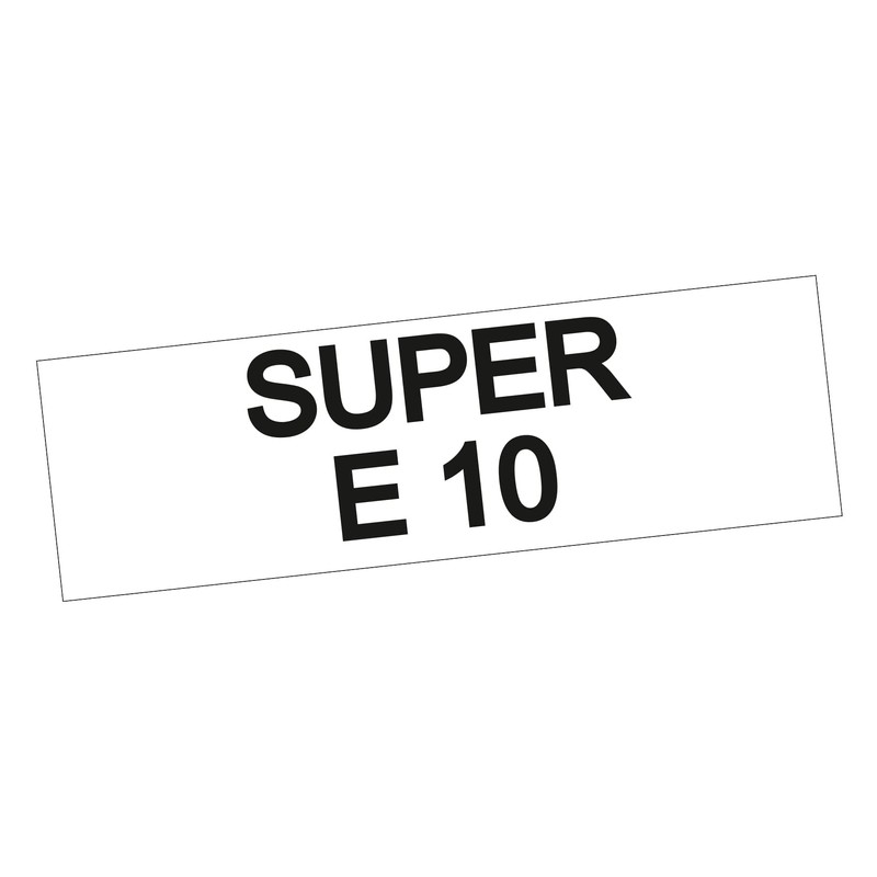 10 x Sticker Fuel Marking Finest Folia Fuel Cap Car