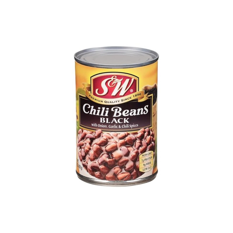 Black Chili Beans with Onion Garlic & Chili Spices 15.5