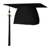 Endea Matte Graduation Cap & Tassel (Black, 2021)