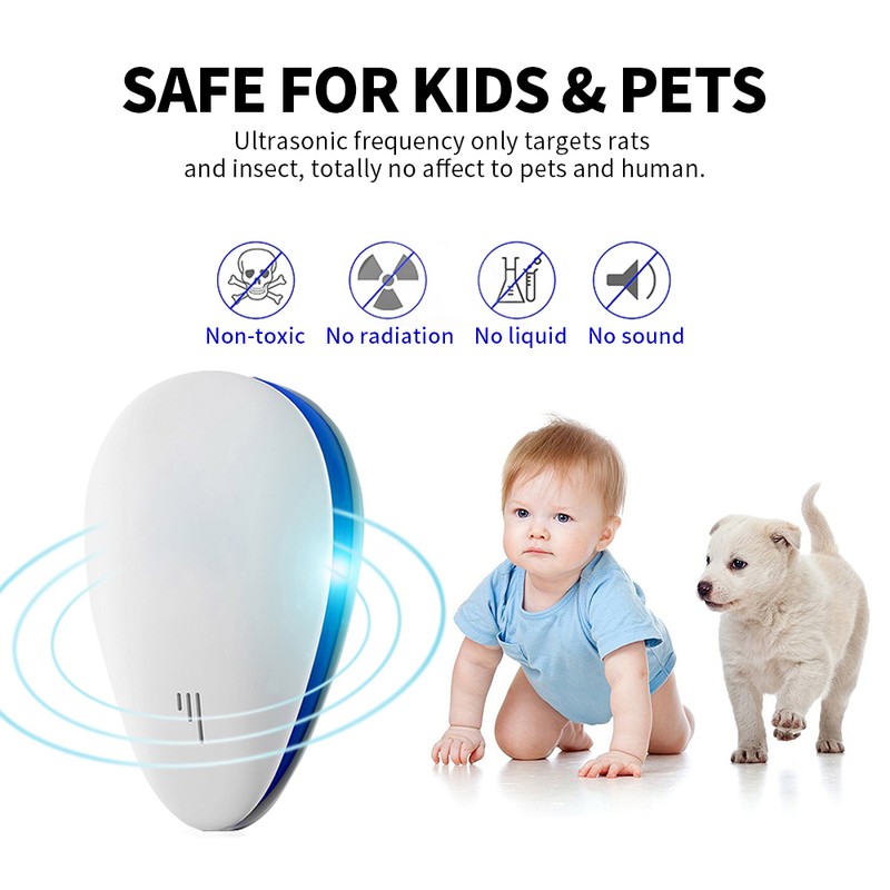 Ultrasonic Pest Repeller Plug Electric Pest Control - Professional Home