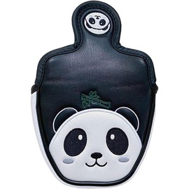 Golf Putter Cover Head Cover for Mallet Odyssey 2 Ball Tailor Made Spider Putter with Magnet for Akita, Husky, Koala, Cat, Shark (Panda)