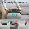 D&D Living® Sofa Tray - Flexible Couch Armrest Organizer with