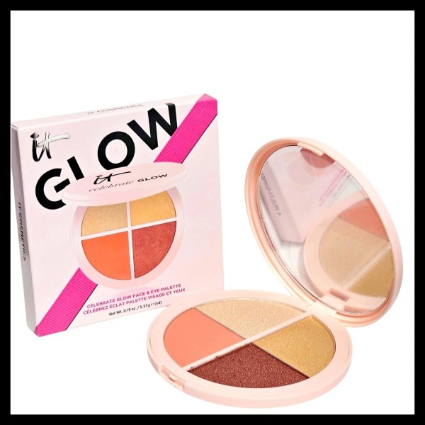 IT Cosmetics Celebrate Glow Face & Eye Palette Makeup Blush
