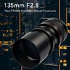 135mm F2.8 Telephoto Lens Alloy Optical Glass Full Frame Large
