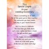 to a Special Couple Wedding Anniversary Poem Verse Greeting Card