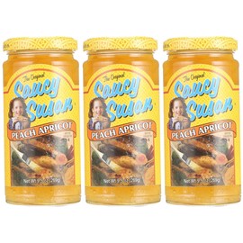 Saucy Susan Apricot Peach Sauce 9.5oz (Large Jars) - 3 Unit Pack