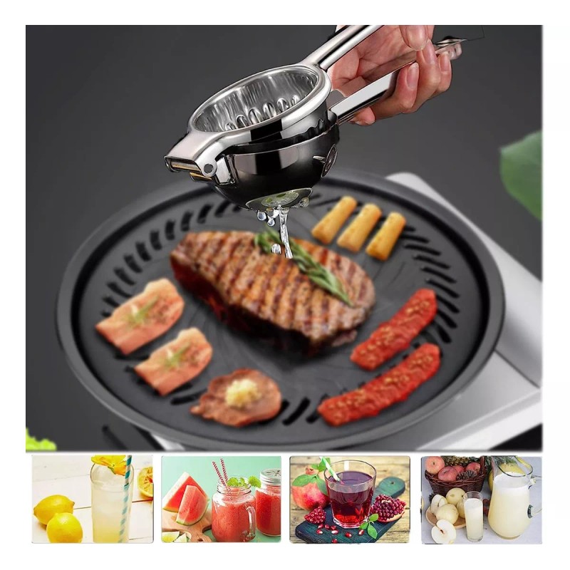 Clicmania Exprimidor Limones Limas Manual Acero Inoxidable Restautante