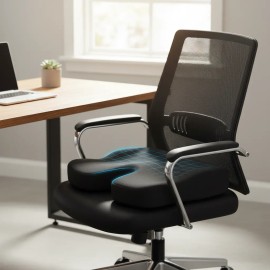 Cojín Ortopédico Ergonómico De Gel Para Silla De Oficina