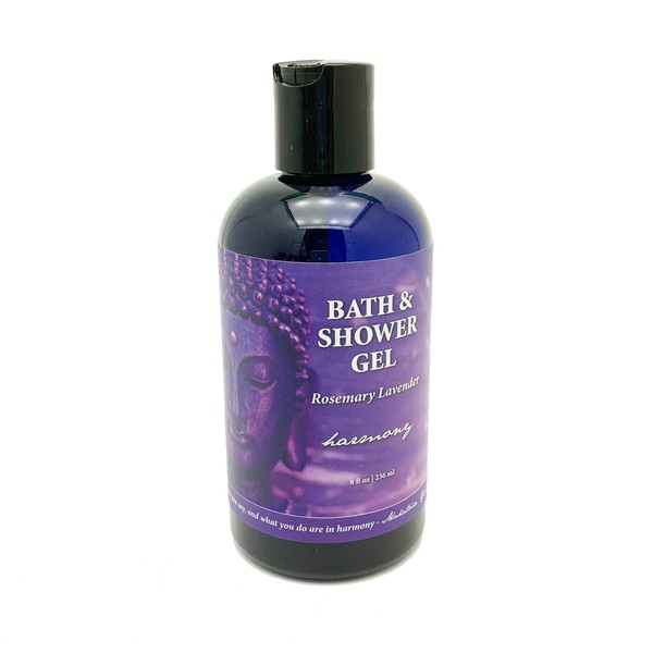 8 oz Buddhalicious Organic Bubble Bath & Shower Gel Harmony