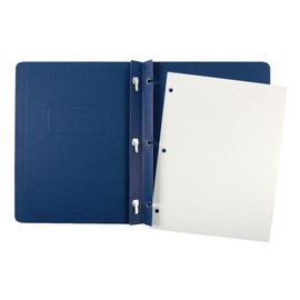 Oxford Duotangs, Paper File Folders, Letter Size, Blue, 6 per Pack, Premium Presentation and Report Organizers with Embossed Panels