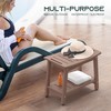 Waterproof HDPE Shower Bench, Brown