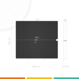 Cooker Hood Filter Type FC22 - Compatible BSH 00361047 Bosch DHZ5136 Siemens LZ51351