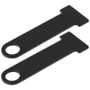 - Helmet Lock Extension, Helmet Strap D‑Ring Lock Stainless Steel