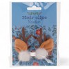 MIJOMA Reindeer Hair Clips - Festive Hair Accessories for Christmas,