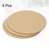 sourcing map 4pcs 8 Inch Wood Circles for Crafts, 0.2