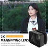 2X Telephoto Lens for DJI Pocket3, Magnetic Teleconverter Photography Lens,