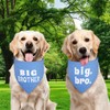Agroon Big Brother Dog Bandana Blue Large 1PCS, Adjustable Triangle