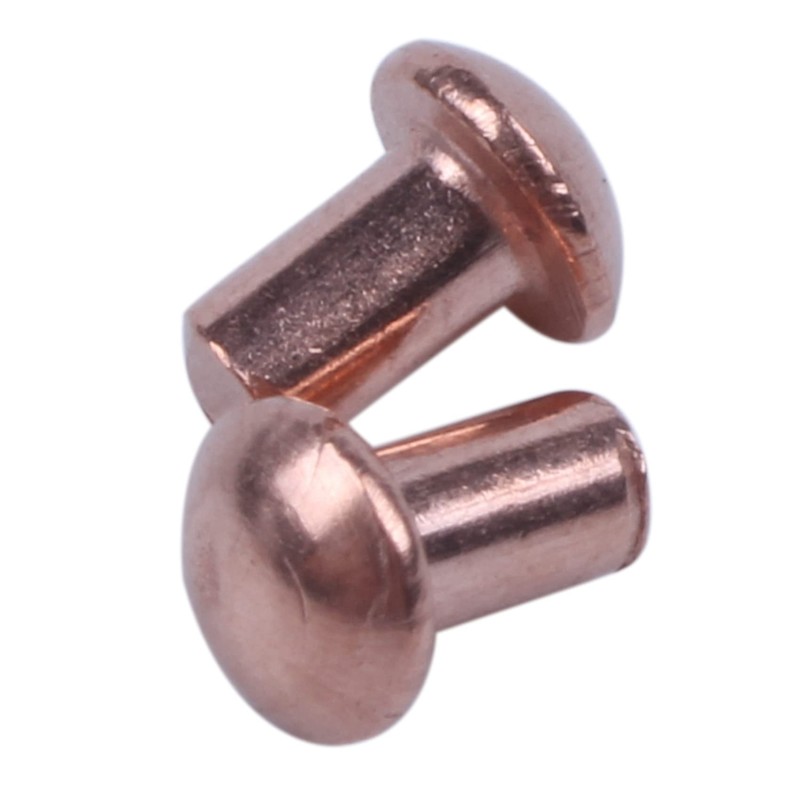 Byttlerom 400 Pcs 5/64 x 1/8 Inch Round Copper Solid