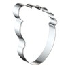 QAAQS Foot/Footprint/Baby Foot Cookie Cutter Set, 4 Piece, Stainless Steel