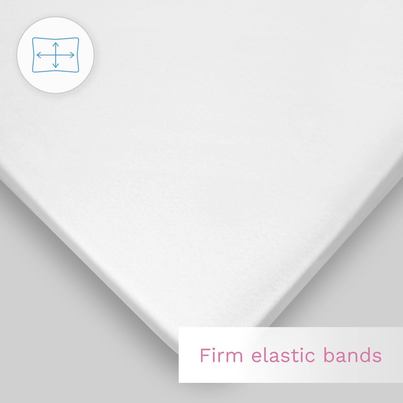 2X Jersey 100% Cotton Fitted Sheet for 120 x 60