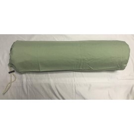 Therapist's Choice® Microfiber Bolster Cover with Drawstring Closure, Soft & Durable, Size: 6" x 27" (Cover Only, Bolster Not Included) (Sage)
